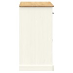 vidaXL Servantă cu sertare VIGO, alb, 113x40x75 cm, lemn masiv de pin vidaXL Servantă cu sertare VIGO, alb, 113x40x75 cm, lemn masiv de pin