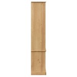 vidaXL Vitrină de sticlă VIGO, 85x35x170 cm, lemn masiv de pin