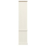 vidaXL Vitrină de sticlă VIGO, alb, 85x35x170 cm, lemn masiv de pin vidaXL Vitrină de sticlă VIGO, alb, 85x35x170 cm, lemn masiv de pin