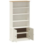 vidaXL Bibliotecă „VIGO”, alb, 85x35x170 cm, lemn masiv de pin vidaXL Bibliotecă „VIGO”, alb, 85x35x170 cm, lemn masiv de pin