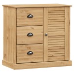 vidaXL Servantă cu sertare VIGO, 78x40x75 cm, lemn masiv de pin vidaXL Servantă cu sertare VIGO, 78x40x75 cm, lemn masiv de pin