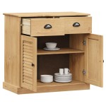 vidaXL Servantă cu sertare „VIGO” 78x40x75 cm, lemn masiv de pin vidaXL Servantă cu sertare „VIGO” 78x40x75 cm, lemn masiv de pin