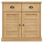 vidaXL Servantă cu sertare „VIGO” 78x40x75 cm, lemn masiv de pin vidaXL Servantă cu sertare „VIGO” 78x40x75 cm, lemn masiv de pin