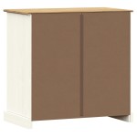 vidaXL Servantă cu sertare „VIGO” 78x40x75 cm, alb, lemn masiv de pin vidaXL Servantă cu sertare „VIGO” 78x40x75 cm, alb, lemn masiv de pin