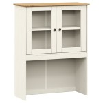 vidaXL Dulap superior comodă „VIGO”, alb, 78x30x100 cm, lemn masiv pin vidaXL Dulap superior comodă „VIGO”, alb, 78x30x100 cm, lemn masiv pin