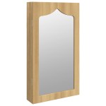 vidaXL Dulap de bijuterii cu oglindă montat pe perete 37,5x10x67 cm vidaXL Dulap de bijuterii cu oglindă montat pe perete 37,5x10x67 cm