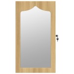 vidaXL Dulap de bijuterii cu oglindă montat pe perete 37,5x10x67 cm vidaXL Dulap de bijuterii cu oglindă montat pe perete 37,5x10x67 cm