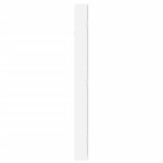 vidaXL Dulap de bijuterii cu oglindă de perete, alb, 37,5x10x106 cm