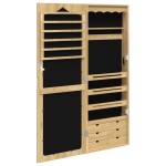 vidaXL Dulap de bijuterii cu oglindă montat pe perete 37,5x10x106 cm vidaXL Dulap de bijuterii cu oglindă montat pe perete 37,5x10x106 cm