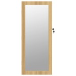 vidaXL Dulap de bijuterii cu oglindă și lumini LED, montaj pe perete vidaXL Dulap de bijuterii cu oglindă și lumini LED, montaj pe perete