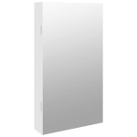 vidaXL Dulap de bijuterii cu oglindă și lumini LED, de perete, alb vidaXL Dulap de bijuterii cu oglindă și lumini LED, de perete, alb