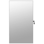 vidaXL Dulap de bijuterii cu oglindă și lumini LED, de perete, negru vidaXL Dulap de bijuterii cu oglindă și lumini LED, de perete, negru