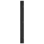 vidaXL Dulap de bijuterii cu oglindă și lumini LED, de perete, negru vidaXL Dulap de bijuterii cu oglindă și lumini LED, de perete, negru