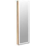 vidaXL Dulap de bijuterii cu oglindă și lumini LED, montaj pe perete vidaXL Dulap de bijuterii cu oglindă și lumini LED, montaj pe perete