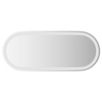 vidaXL Oglindă de baie cu LED, 90x40 cm, ovală