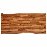 vidaXL Masă cu margini naturale, 200x90x75 cm, lemn masiv de acacia vidaXL Masă cu margini naturale, 200x90x75 cm, lemn masiv de acacia