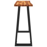 vidaXL Consolă cu margini naturale, 110x35x80 cm, lemn masiv de acacia vidaXL Consolă cu margini naturale, 110x35x80 cm, lemn masiv de acacia
