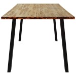 vidaXL Masă, 150x90x75 cm, lemn masiv de acacia