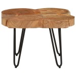 vidaXL Măsuță de cafea, 36 cm, 4 trunchiuri, lemn masiv de acacia vidaXL Măsuță de cafea, 36 cm, 4 trunchiuri, lemn masiv de acacia