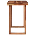 vidaXL Masă de bucătărie, 110x50x76 cm, lemn masiv de acacia