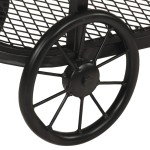 vidaXL Consolă 112x36x76 cm din lemn masiv de mango și fier