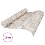 vidaXL Tapet 3D, aspect piatră gri și bej, 10x0,53 m, nețesut vidaXL Tapet 3D, aspect piatră gri și bej, 10x0,53 m, nețesut