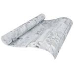vidaXL Tapet 3D, aspect piatră gri deschis, 10x0,53 m, nețesut vidaXL Tapet 3D, aspect piatră gri deschis, 10x0,53 m, nețesut