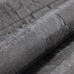 vidaXL Tapet 3D, aspect piatră negru, 10x0,53 m, nețesut vidaXL Tapet 3D, aspect piatră negru, 10x0,53 m, nețesut
