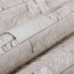 vidaXL Tapet 3D, aspect piatră crem, 10x0,53 m, nețesut vidaXL Tapet 3D, aspect piatră crem, 10x0,53 m, nețesut