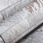 vidaXL Tapet 3D, aspect piatră gri și maro, 10x0,53 m, nețesut vidaXL Tapet 3D, aspect piatră gri și maro, 10x0,53 m, nețesut