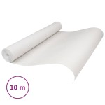 vidaXL Tapet 3D, culoare uni alb, 10x0,53 m, nețesut vidaXL Tapet 3D, culoare uni alb, 10x0,53 m, nețesut
