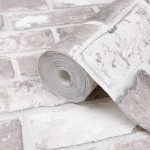 vidaXL Tapet 3D, model cărămidă, gri, 10x0,53 m, nețesut vidaXL Tapet 3D, model cărămidă, gri, 10x0,53 m, nețesut
