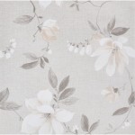 vidaXL Tapet cu model flori 3D, gri, 10x0,53 m, nețesut vidaXL Tapet cu model flori 3D, gri, 10x0,53 m, nețesut