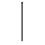 vidaXL Tăblie de pat metalică, negru, 120 cm vidaXL Tăblie de pat metalică, negru, 120 cm