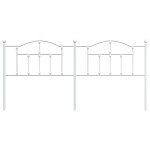 vidaXL Tăblie de pat metalică, alb, 200 cm vidaXL Tăblie de pat metalică, alb, 200 cm