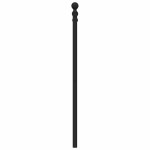 vidaXL Tăblie de pat metalică, negru, 100 cm vidaXL Tăblie de pat metalică, negru, 100 cm