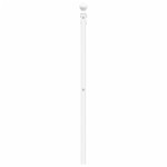 vidaXL Tăblie de pat metalică, alb, 140 cm