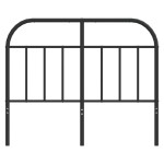 vidaXL Tăblie de pat metalică, negru, 120 cm vidaXL Tăblie de pat metalică, negru, 120 cm