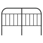vidaXL Tăblie de pat metalică, negru, 140 cm vidaXL Tăblie de pat metalică, negru, 140 cm