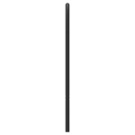 vidaXL Tăblie de pat metalică, negru, 200 cm