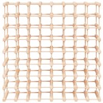 vidaXL Raft de vin pentru 72 sticle, 90,5x23x90,5 cm, lemn masiv pin