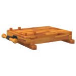 vidaXL Blat pentru banc de lucru cu menghină, 52x44x9,5 cm lemn acacia vidaXL Blat pentru banc de lucru cu menghină, 52x44x9,5 cm lemn acacia