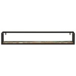 vidaXL Rafturi de perete 2buc. 110x17x17cm lemn masiv reciclat și fier vidaXL Rafturi de perete 2buc. 110x17x17cm lemn masiv reciclat și fier