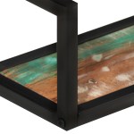 vidaXL Rafturi de perete 2buc. 110x17x17cm lemn masiv reciclat și fier vidaXL Rafturi de perete 2buc. 110x17x17cm lemn masiv reciclat și fier