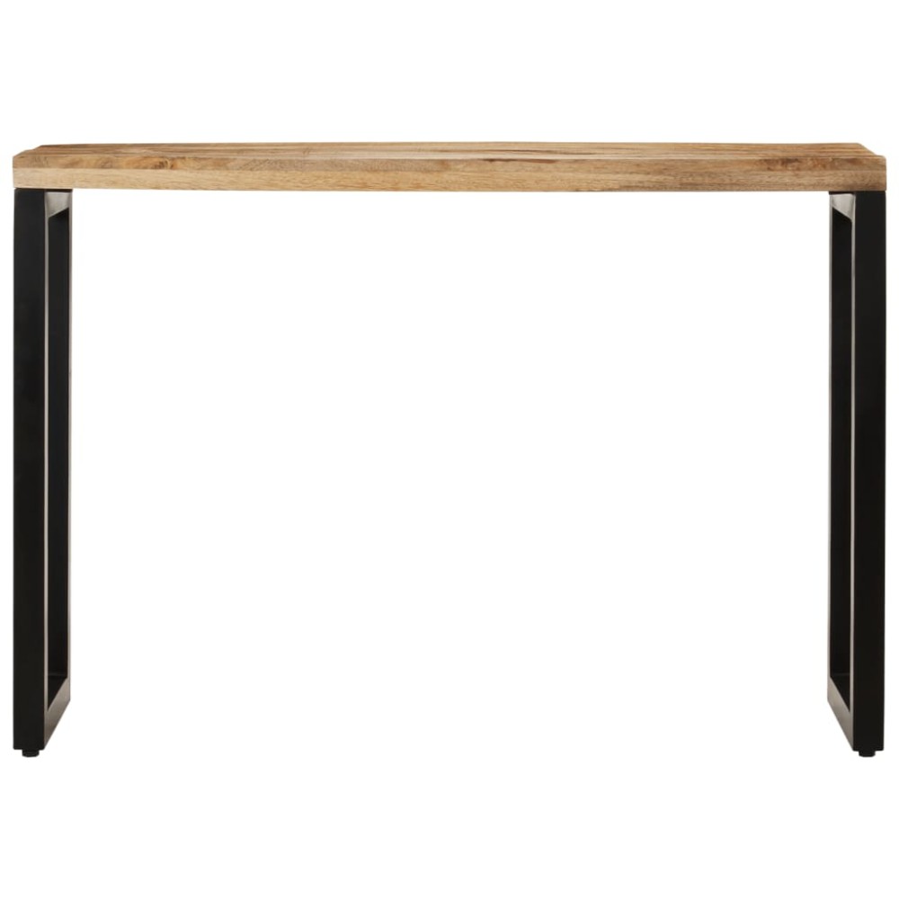 vidaXL Masă consolă, 110x35x76 cm, lemn masiv de mango brut