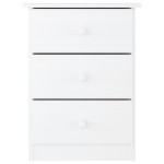vidaXL Noptieră ALTA, alb, 41x35x55,5 cm, lemn masiv de pin vidaXL Noptieră ALTA, alb, 41x35x55,5 cm, lemn masiv de pin