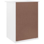 vidaXL Noptieră ALTA, alb, 41x35x55,5 cm, lemn masiv de pin vidaXL Noptieră ALTA, alb, 41x35x55,5 cm, lemn masiv de pin