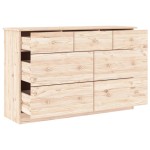 vidaXL Comodă cu sertare ALTA, 112x35x73 cm, lemn masiv de pin vidaXL Comodă cu sertare ALTA, 112x35x73 cm, lemn masiv de pin