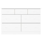 vidaXL Comodă cu sertare ALTA, alb, 112x35x73 cm, lemn masiv de pin vidaXL Comodă cu sertare ALTA, alb, 112x35x73 cm, lemn masiv de pin