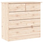 vidaXL Comodă cu sertare ALTA, 77x35x73 cm, lemn masiv de pin vidaXL Comodă cu sertare ALTA, 77x35x73 cm, lemn masiv de pin